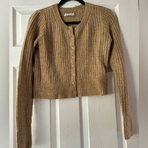 Abercrombie & Fitch Ribbed Cardigan - Brown